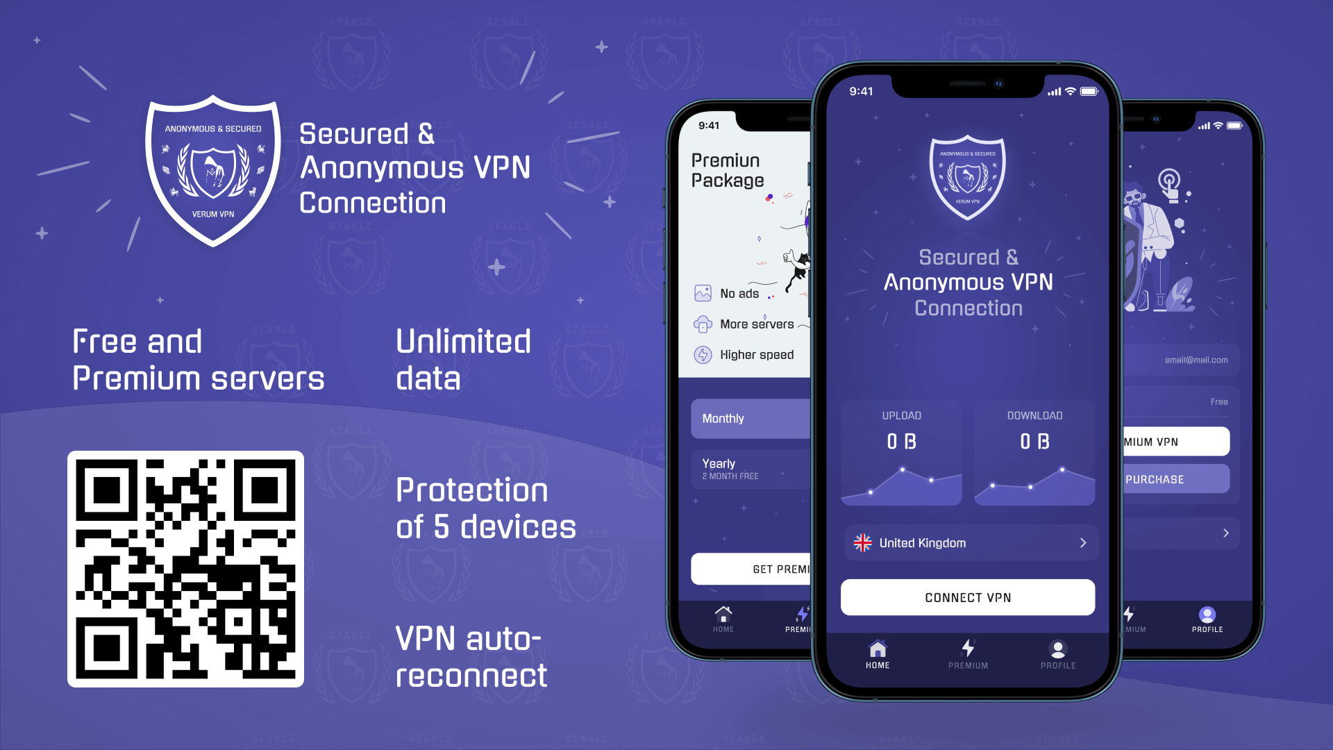 Verum VPN — secure and private web surfing