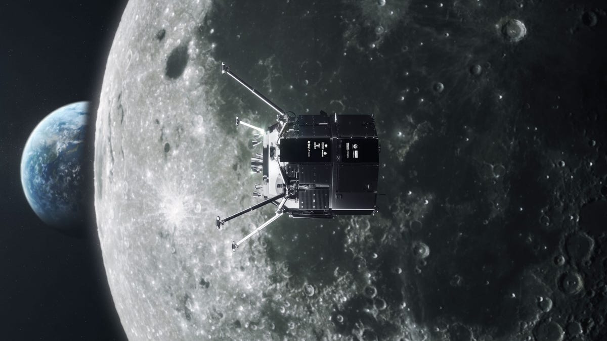 SpaceX Falcon 9 Rocket Sends Lunar Lander and Rover on Their Way to the Moon