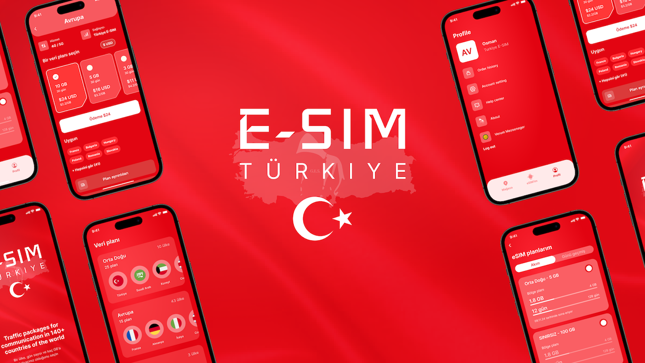 Internet without borders: Explore the world with the Türkiye E-SIM app