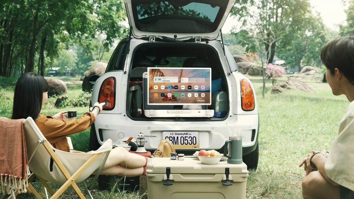 Meet LG’s StanbyMe Go, the Portable Touchscreen TV That’s Also a Suitcase