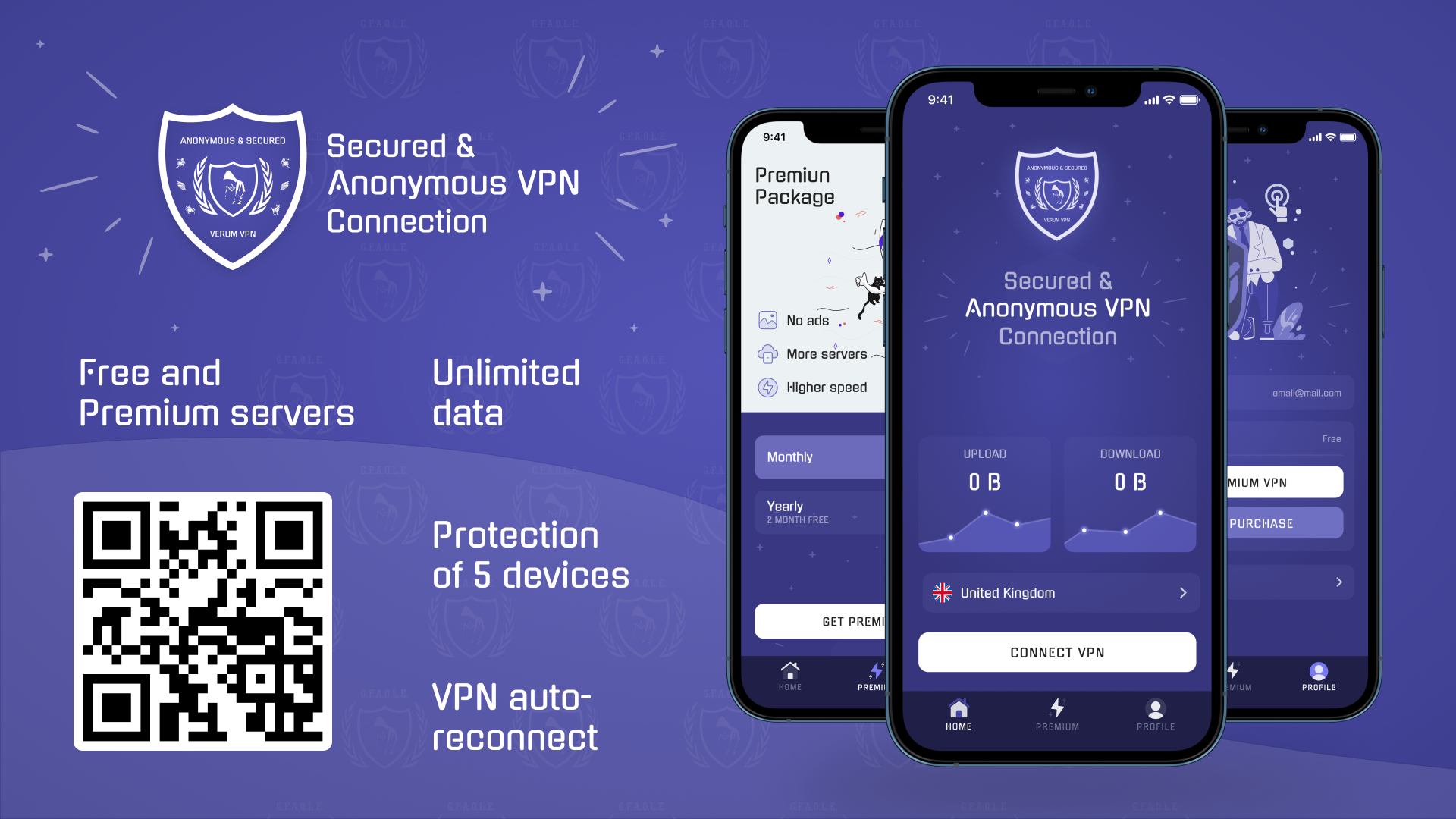 Stay anonymous. Choose VERUM VPN!