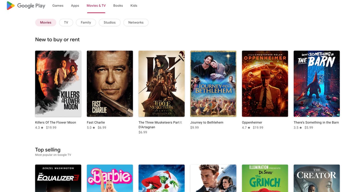 Google Play Movies & TV Is Ending. Here’s How to Find Your Past Purchases