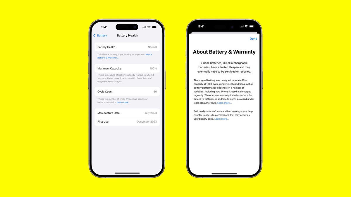 iOS 17.4’s New Tool Shows if Your iPhone 15’s Battery Health Is Normal