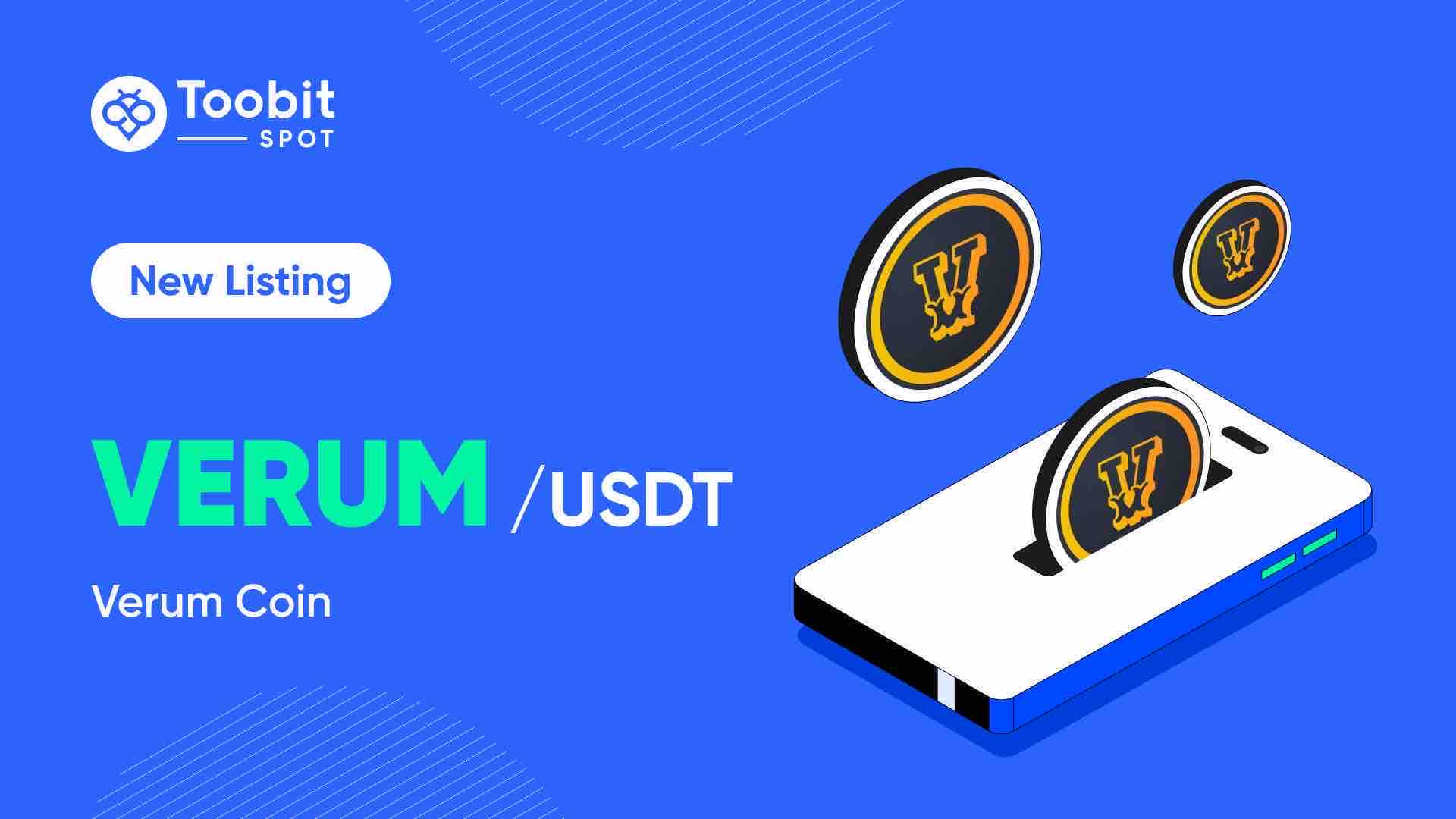 Toobit Exchange Opens Verum Coin Trading