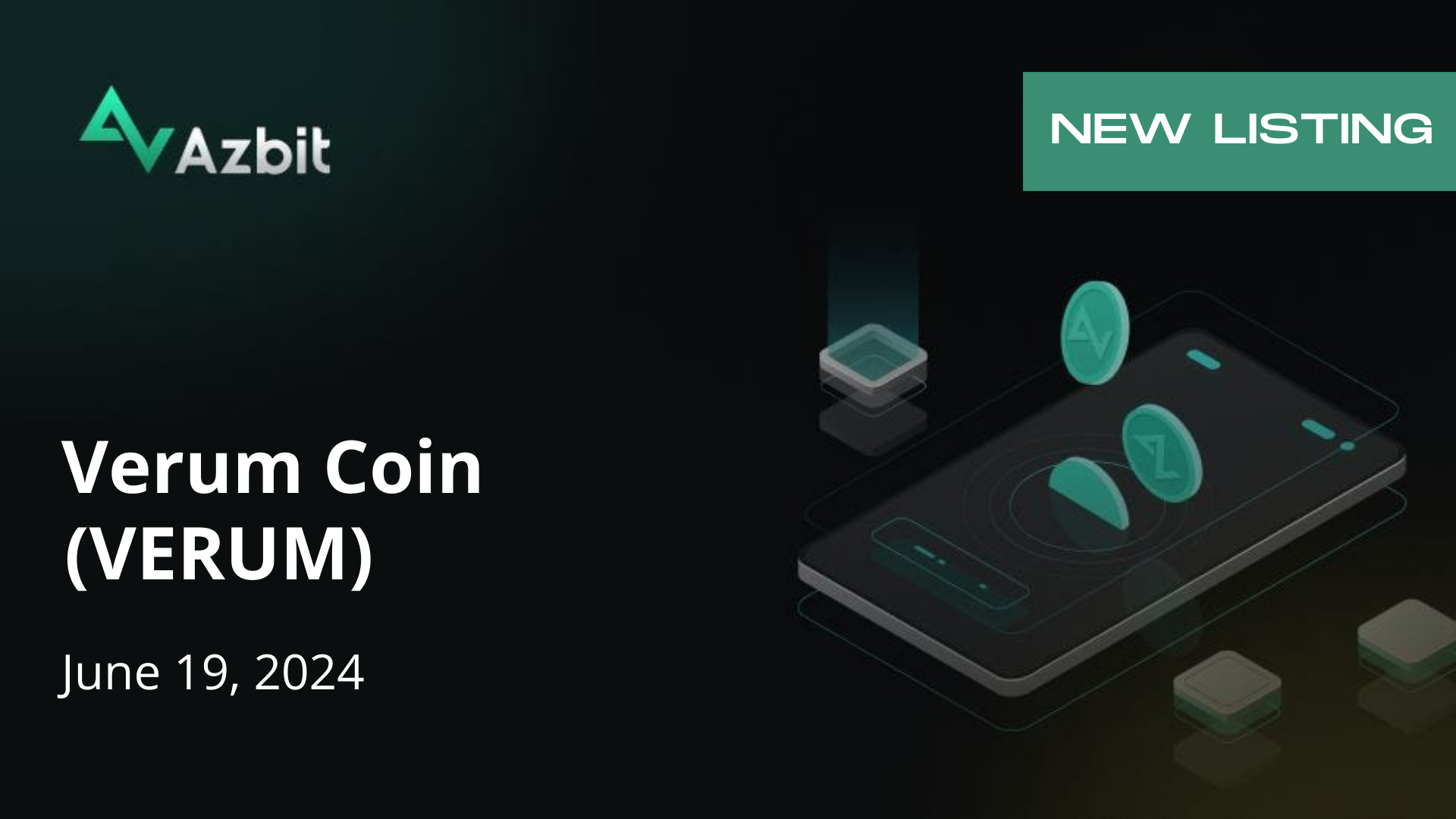 Verum Coin Now Listed on Azbit Exchange