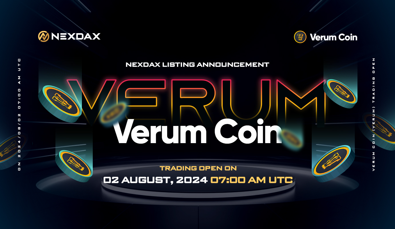 Verum Coin Listed on Nexdax: A New Opportunity for Crypto Traders