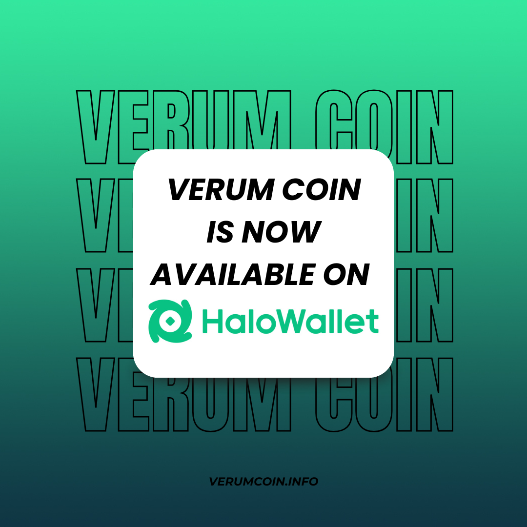 Verum Coin (VERUM) is Now Available on Halo Wallet