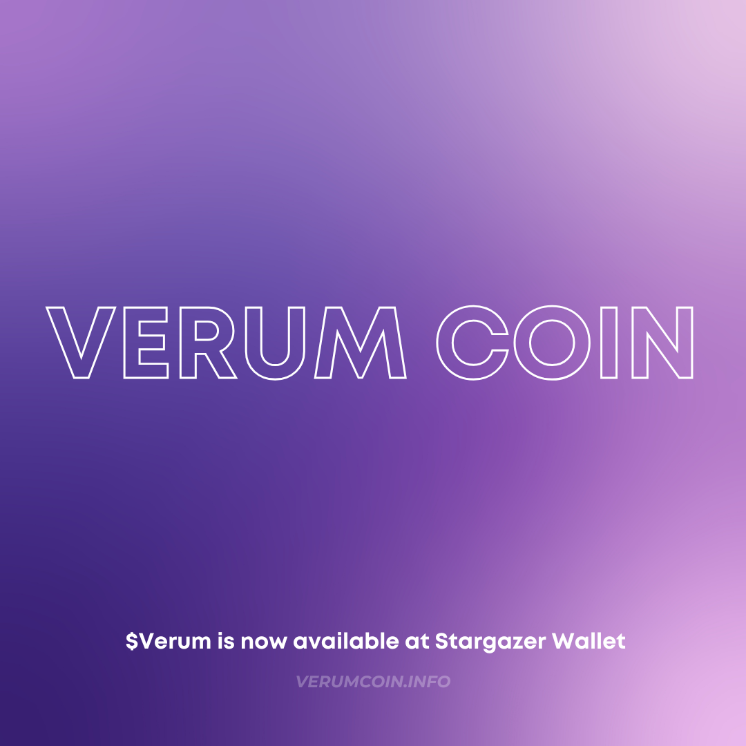 Verum Coin Joins Stargazer Wallet for Secure and Seamless Management