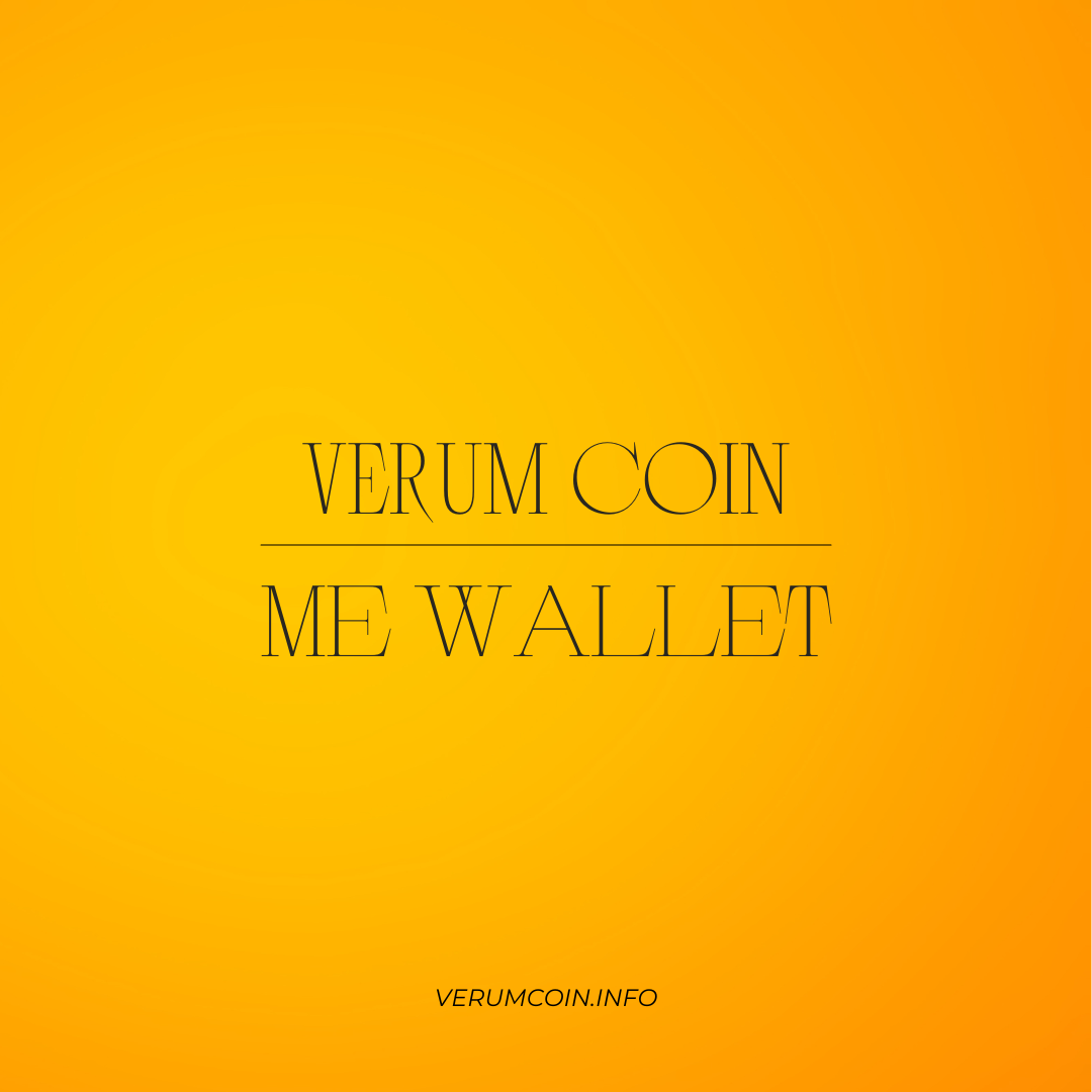 Verum Coin Now Available on Me Wallet