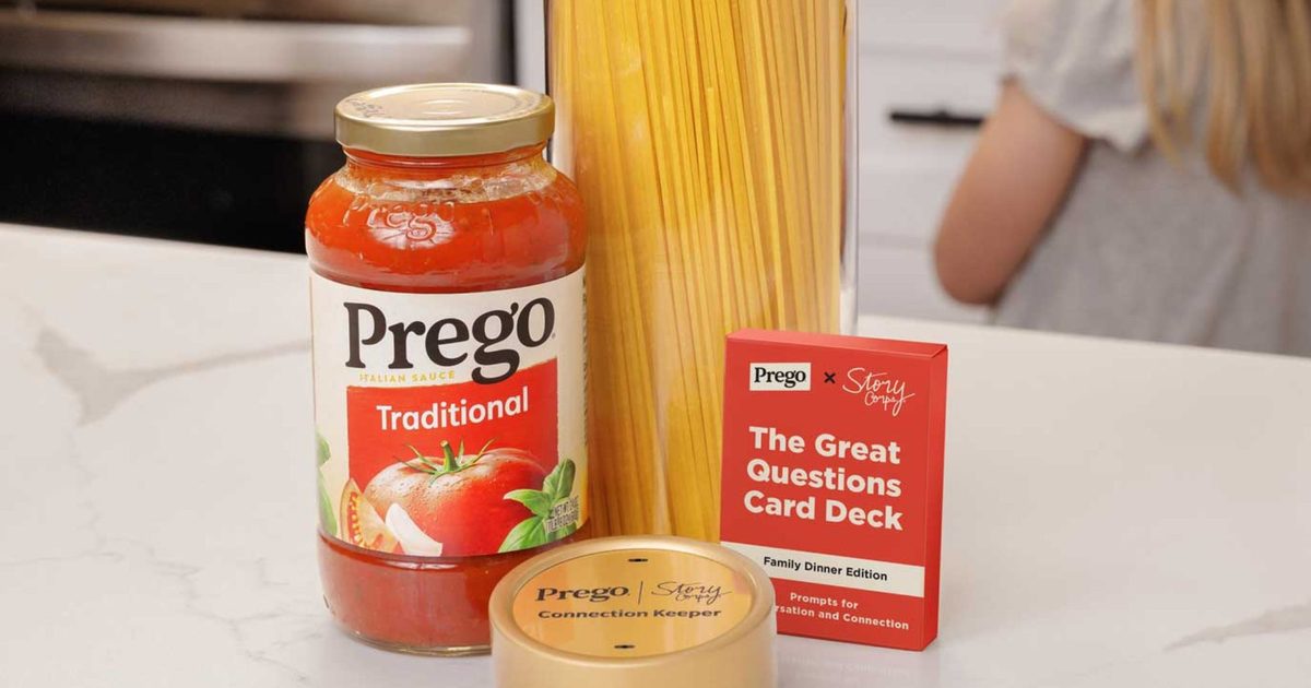 Prego Launches a $20 ‘Connection Keeper’ to Capture Family Dinner Conversations