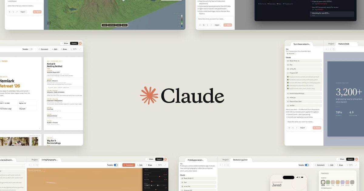 Anthropic launches Claude design to simplify visual creation with AI